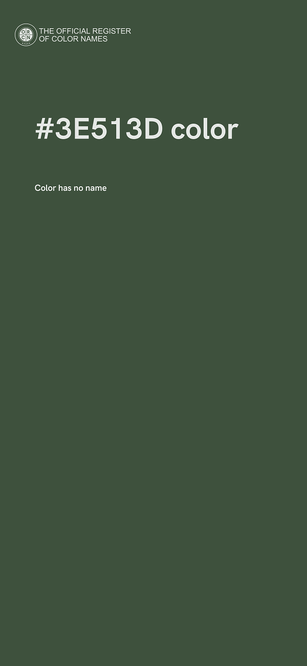#3E513D color image