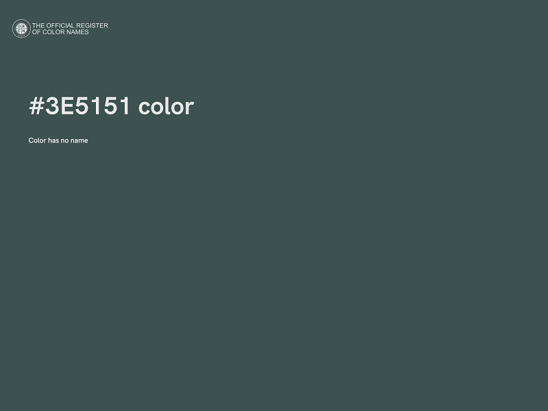 #3E5151 color image