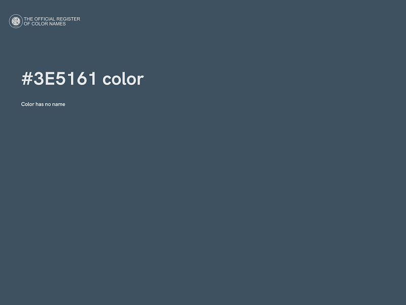 #3E5161 color image
