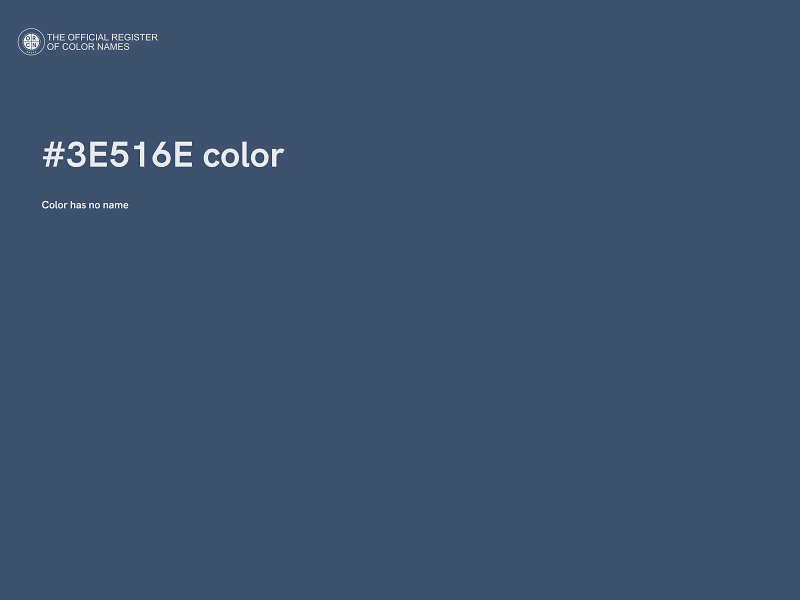 #3E516E color image