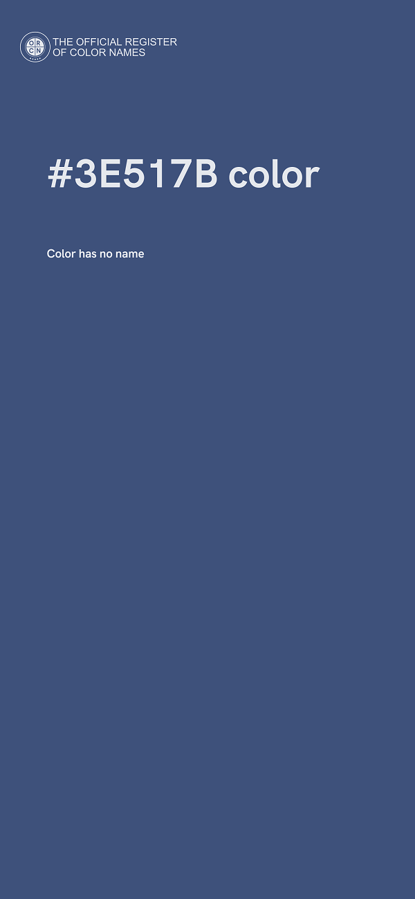 #3E517B color image