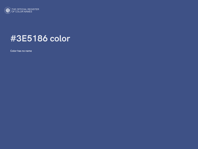 #3E5186 color image