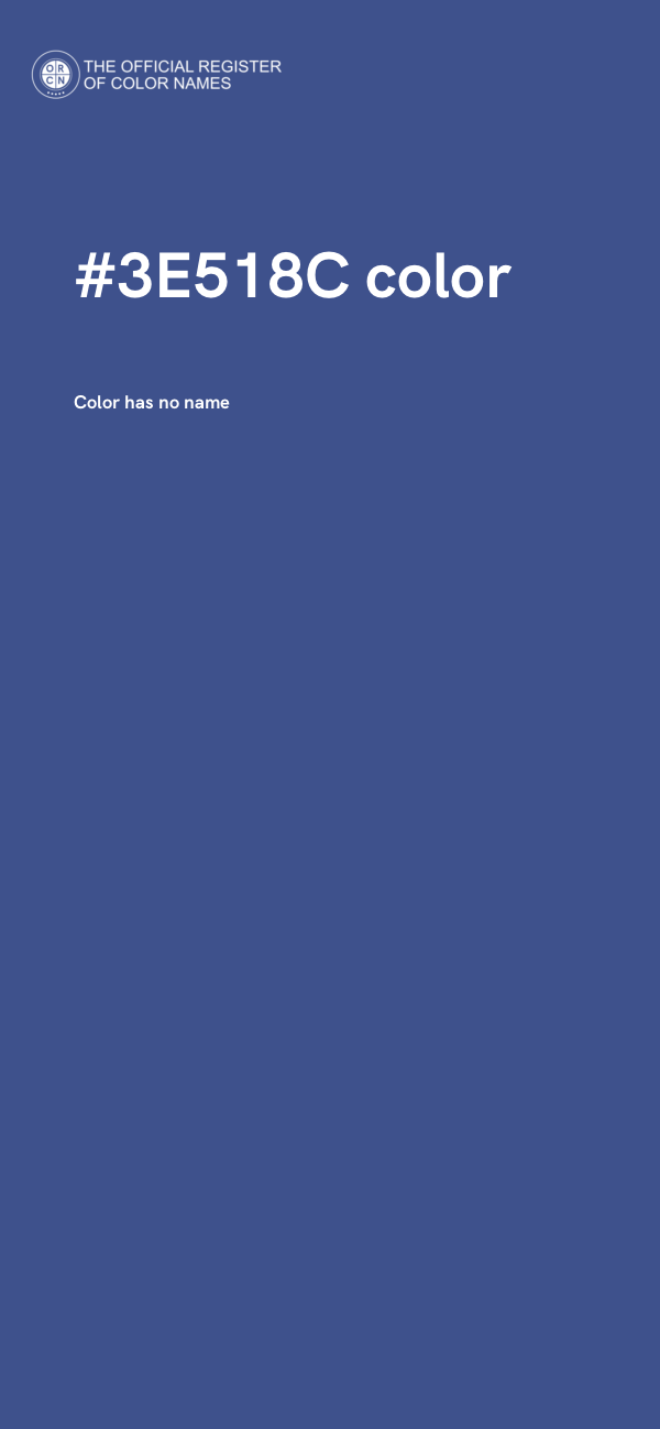 #3E518C color image