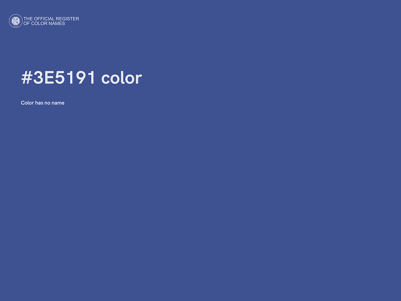 #3E5191 color image