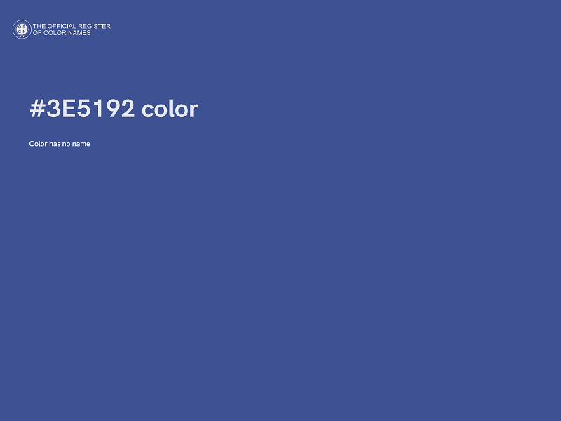 #3E5192 color image