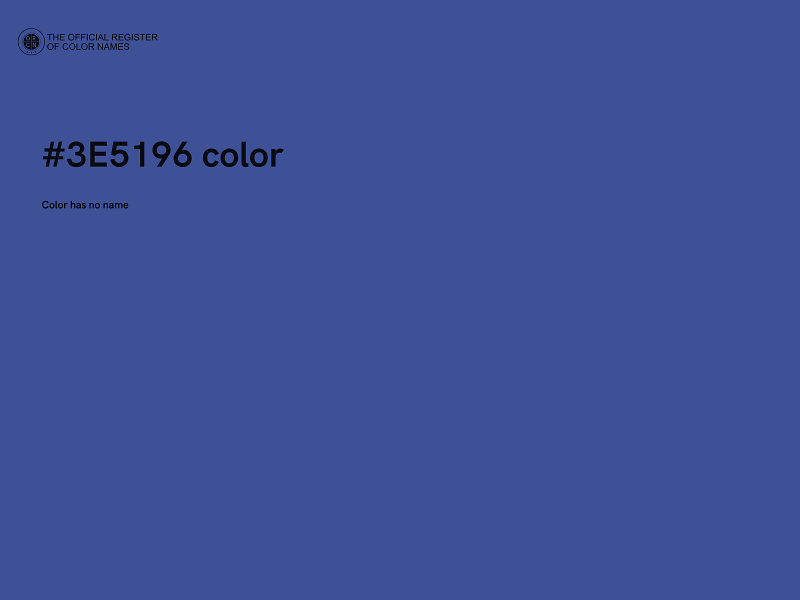 #3E5196 color image