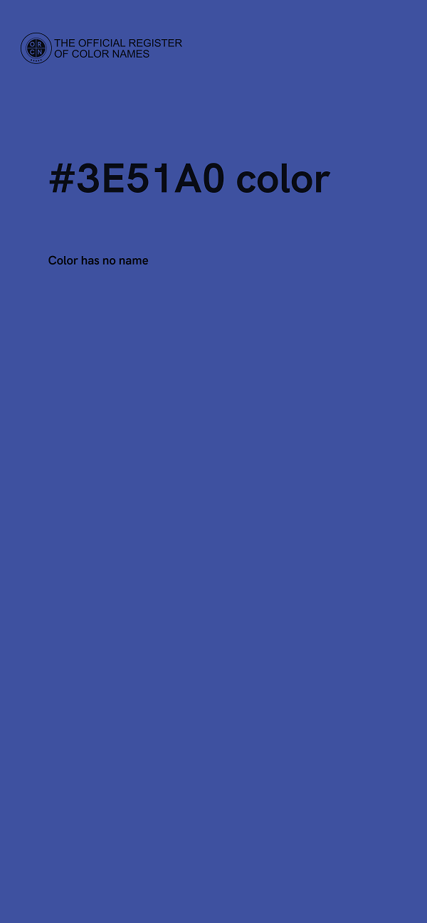 #3E51A0 color image