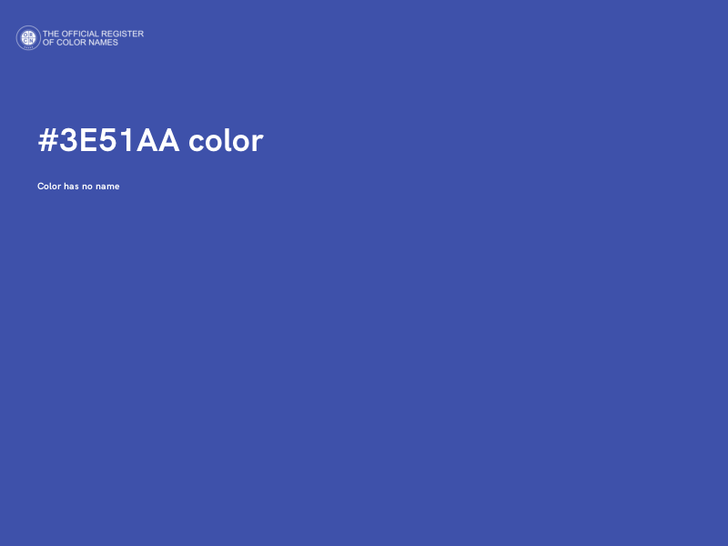 #3E51AA color image