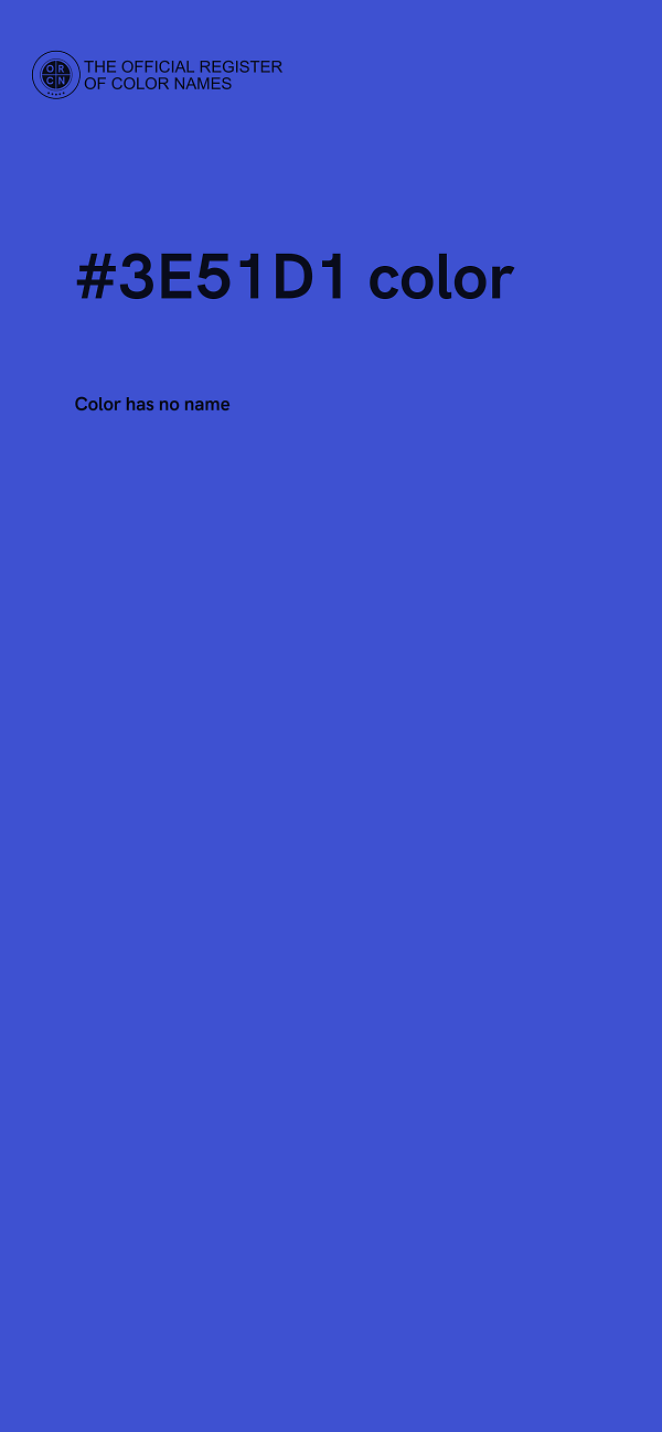 #3E51D1 color image