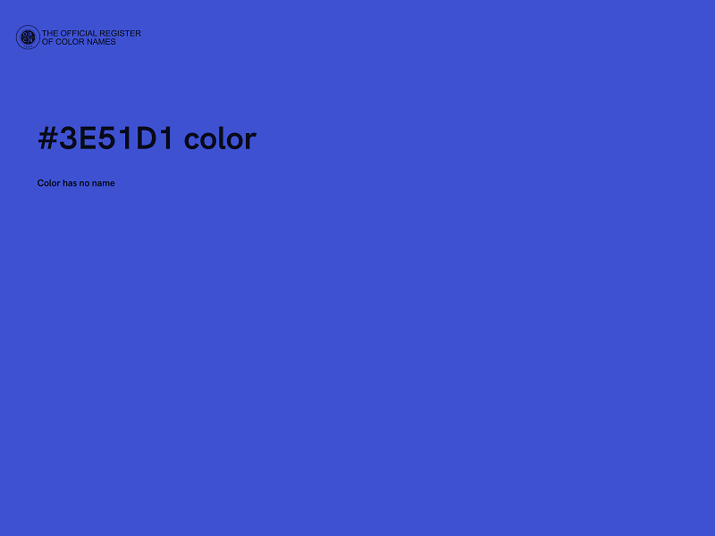 #3E51D1 color image