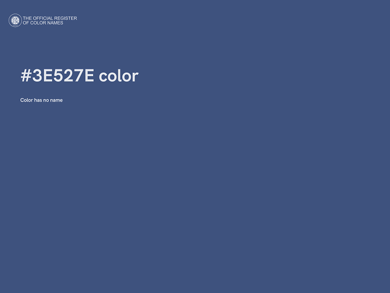 #3E527E color image