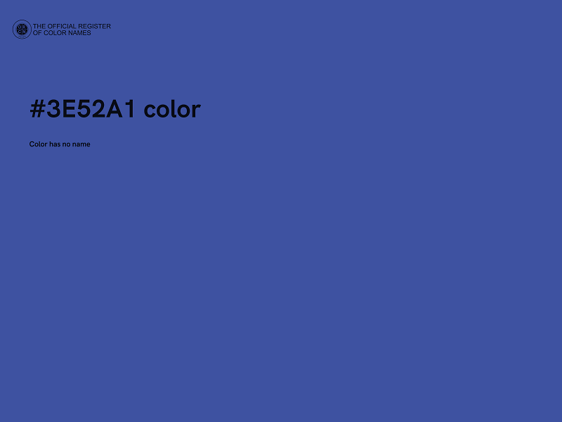 #3E52A1 color image