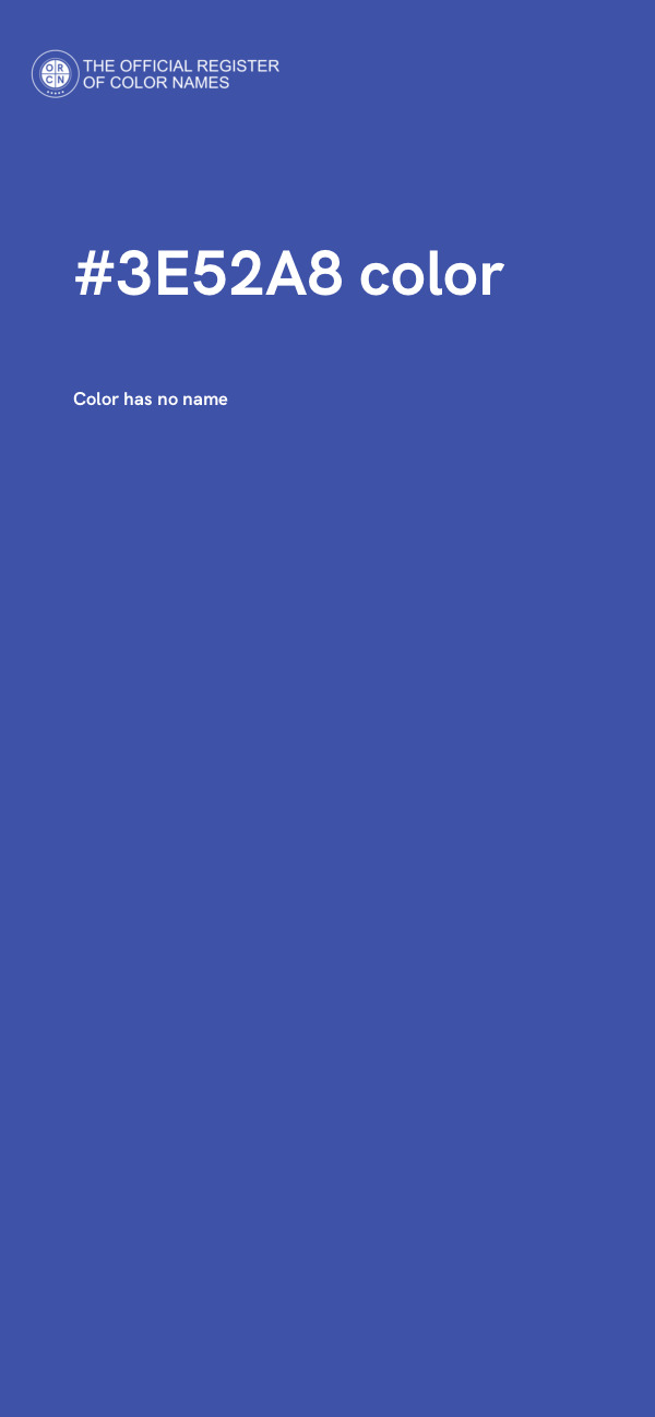 #3E52A8 color image