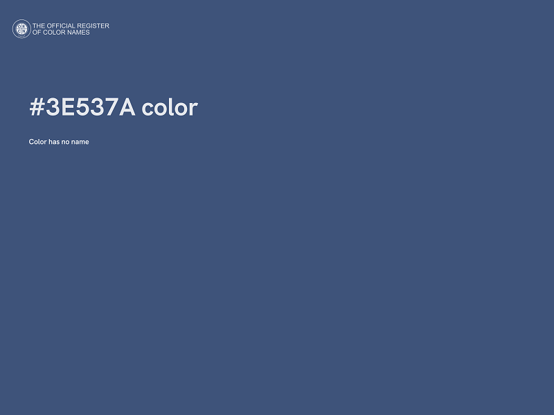 #3E537A color image