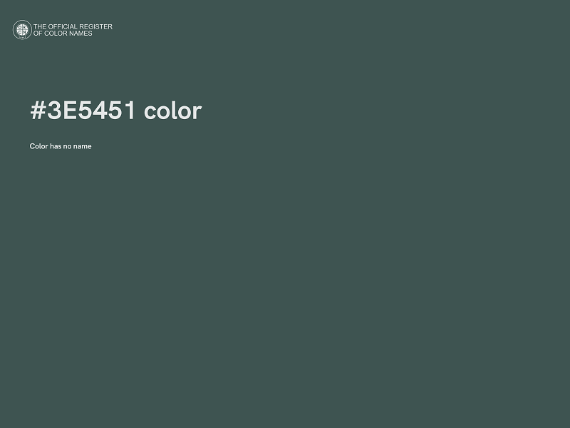 #3E5451 color image