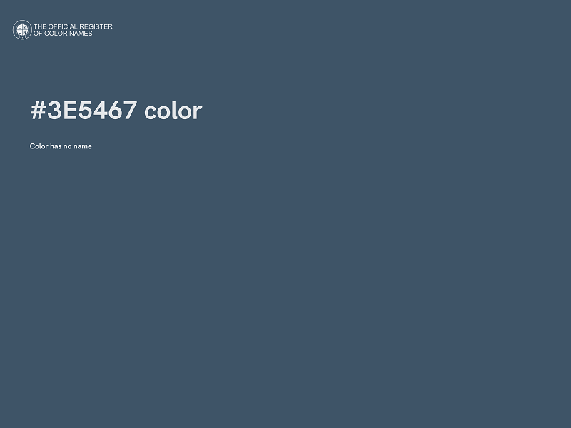 #3E5467 color image