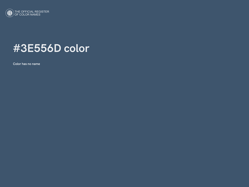 #3E556D color image