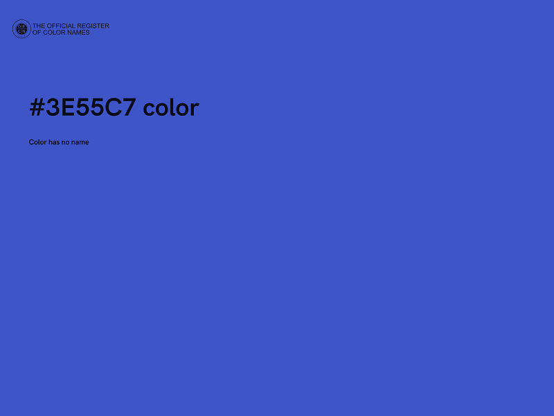 #3E55C7 color image