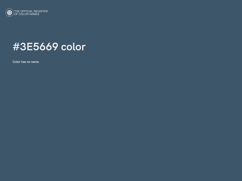 #3E5669 color image