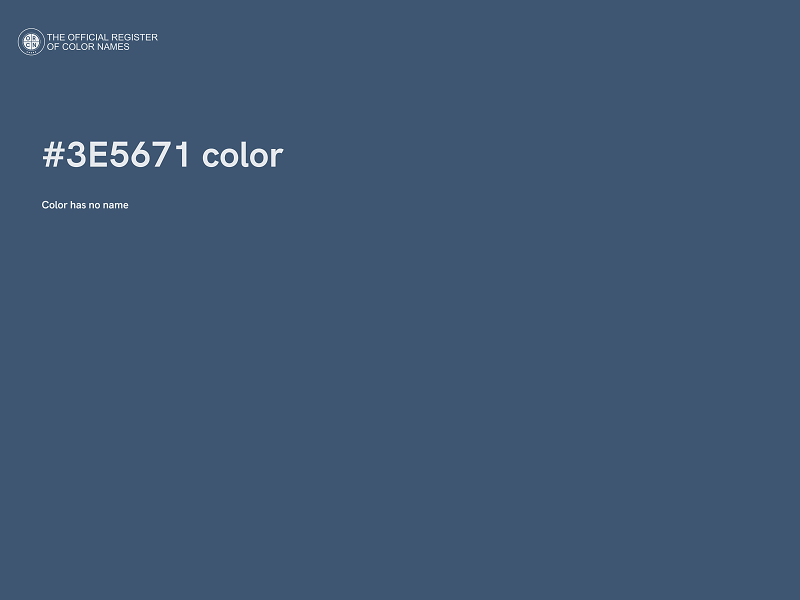 #3E5671 color image