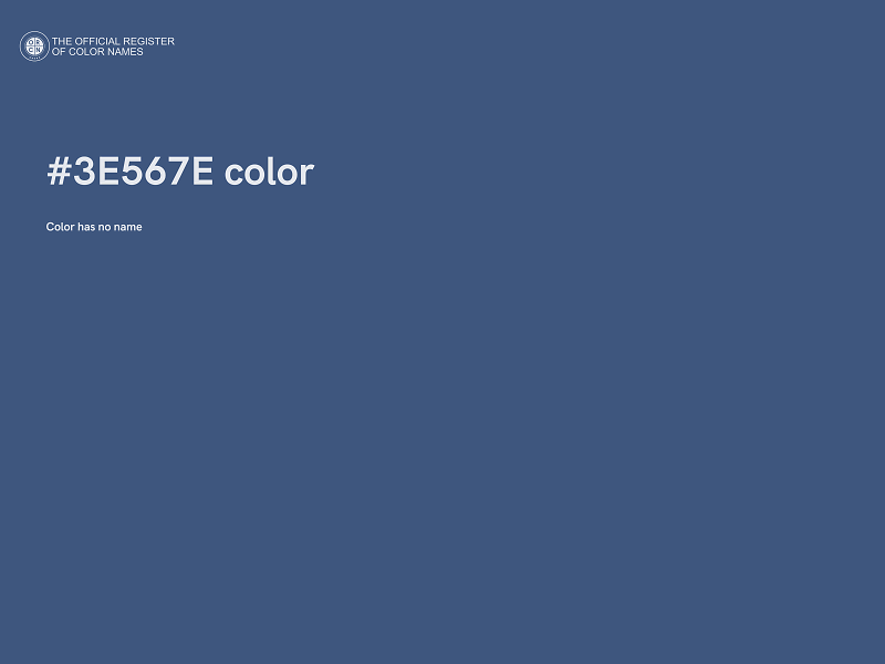 #3E567E color image