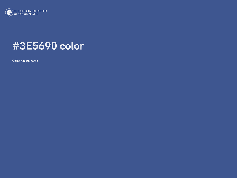 #3E5690 color image