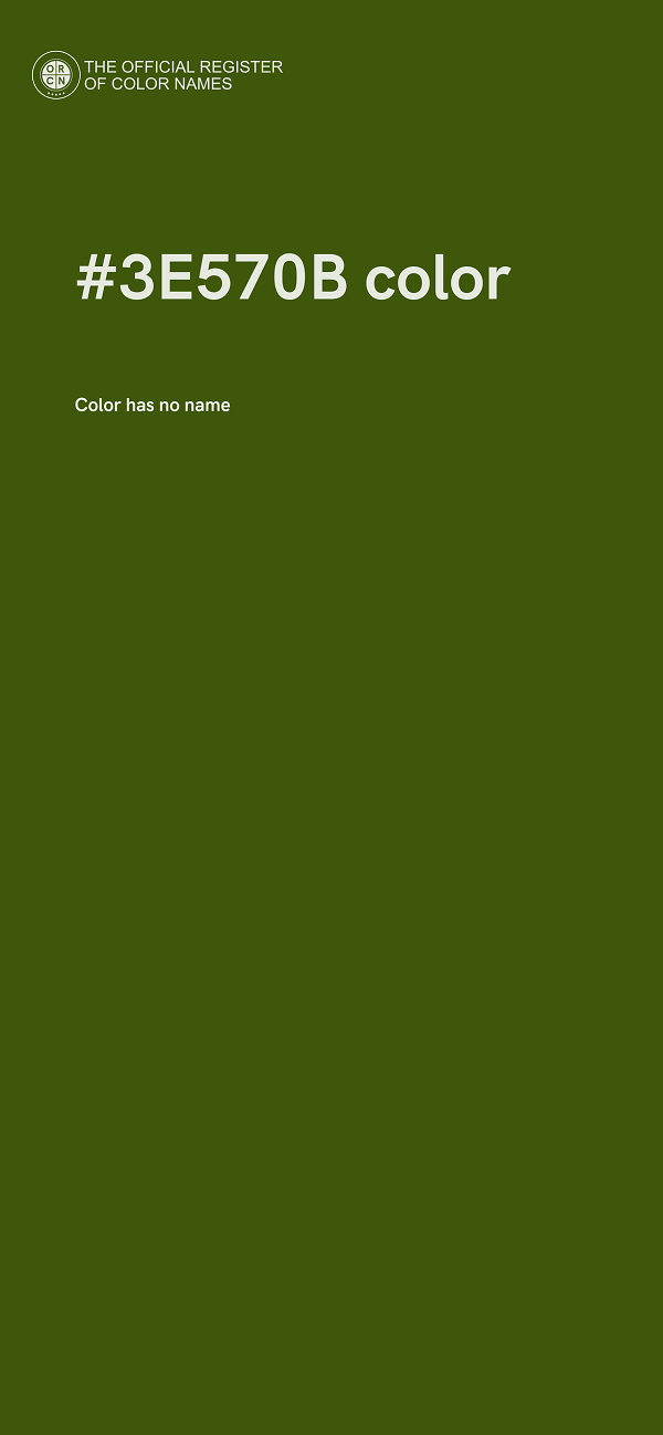 #3E570B color image