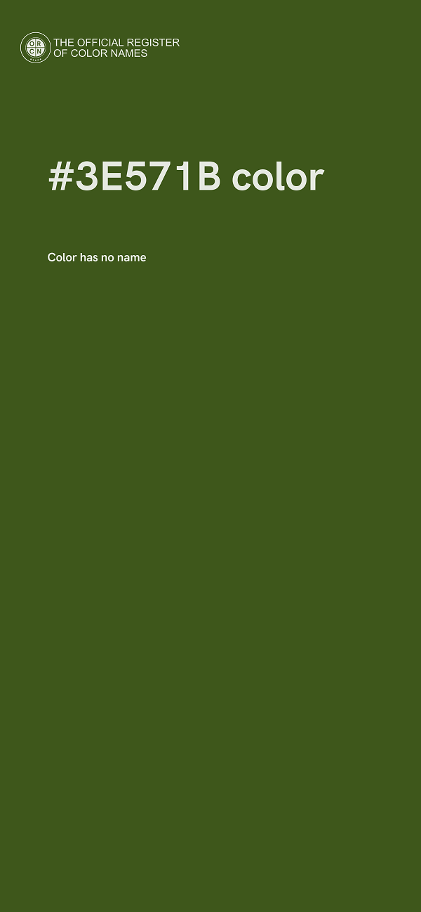 #3E571B color image