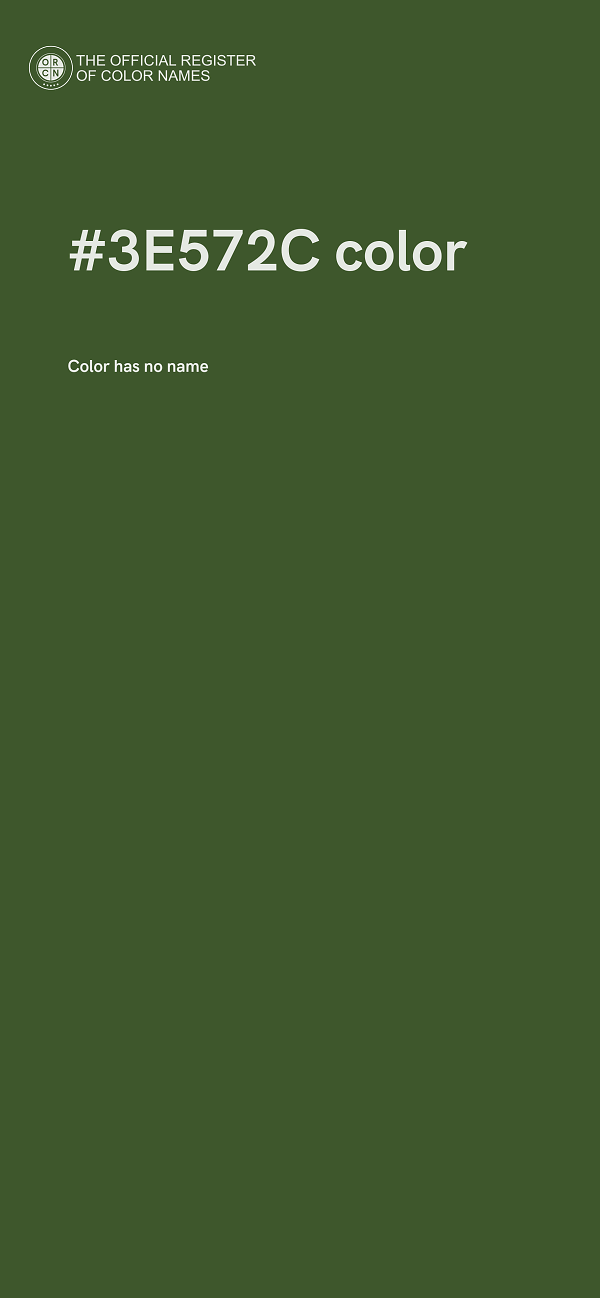 #3E572C color image