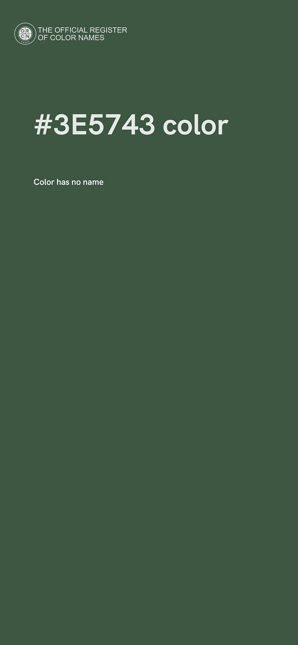 #3E5743 color image