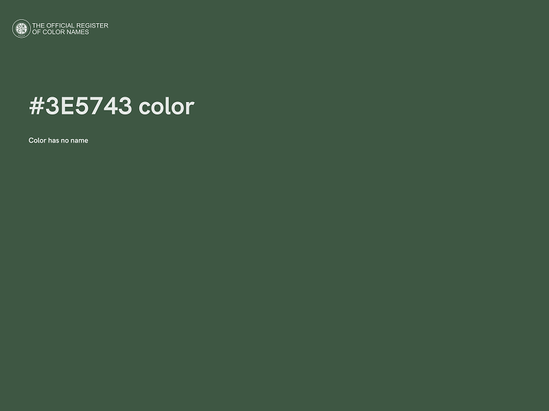 #3E5743 color image