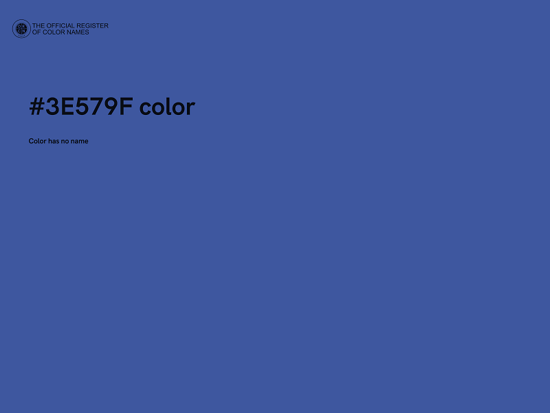 #3E579F color image