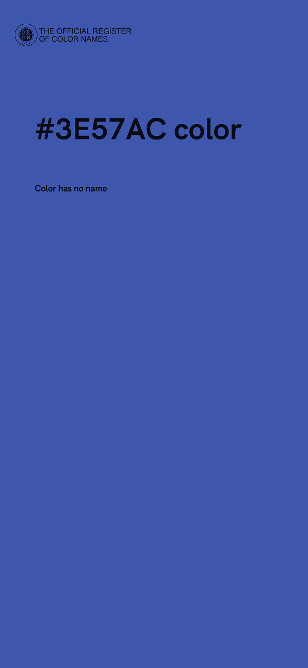 #3E57AC color image