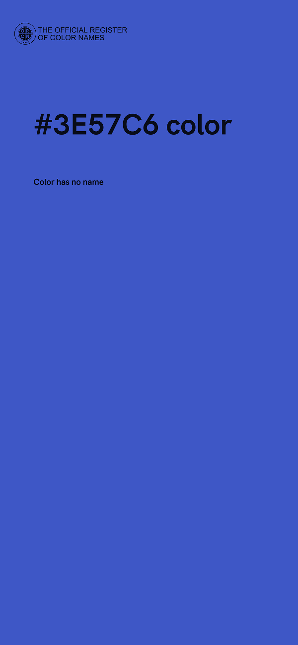 #3E57C6 color image