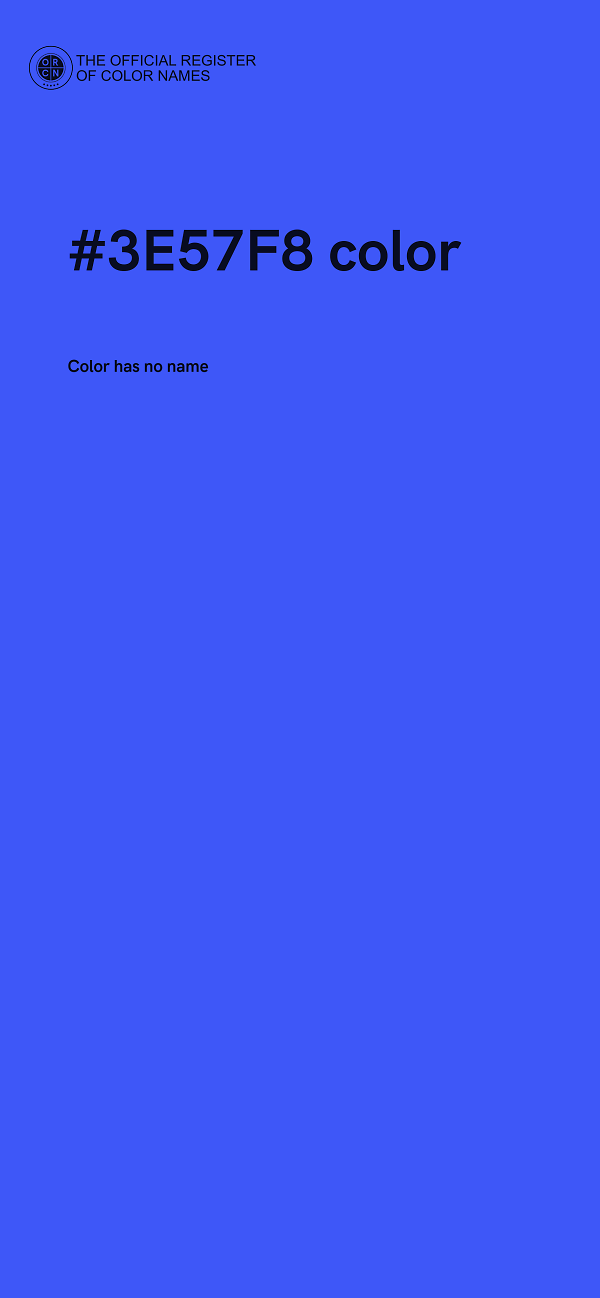 #3E57F8 color image
