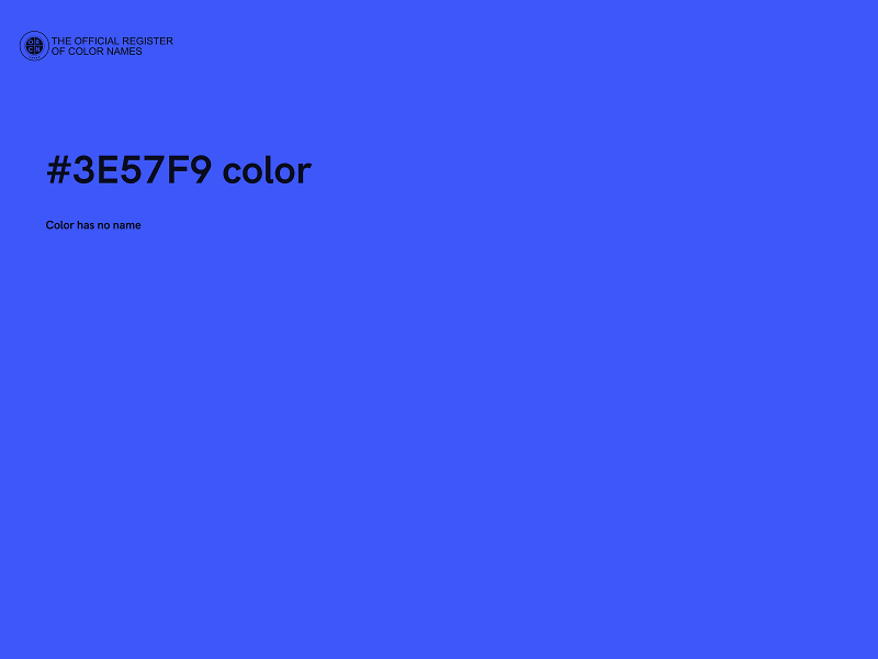 #3E57F9 color image