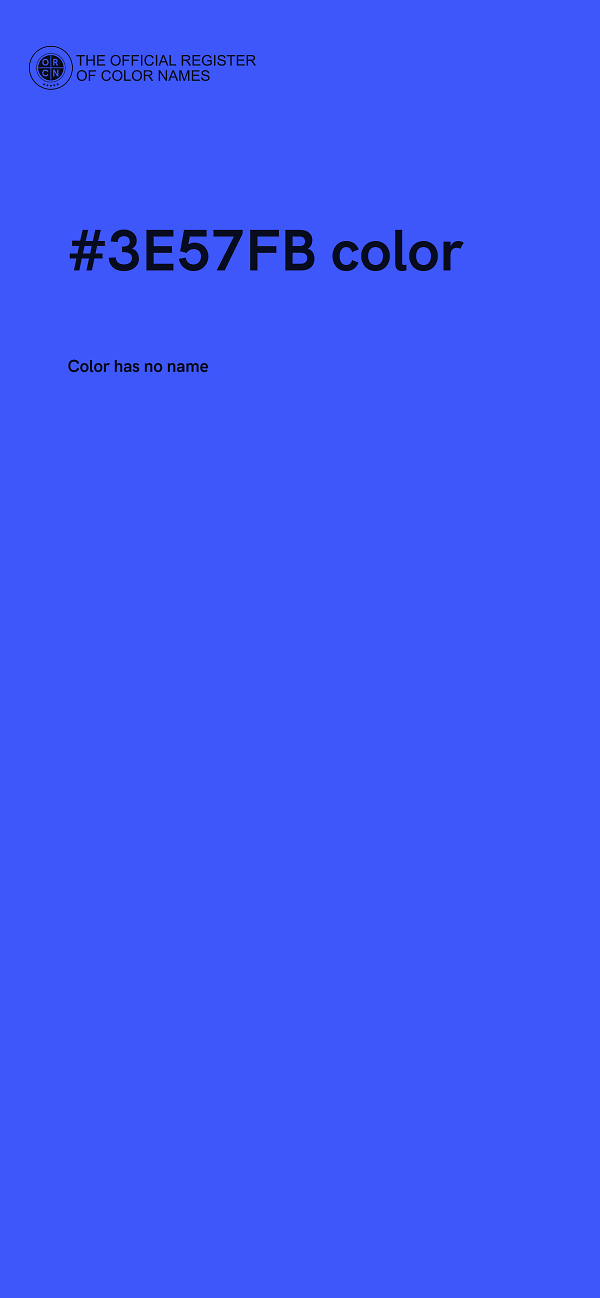 #3E57FB color image