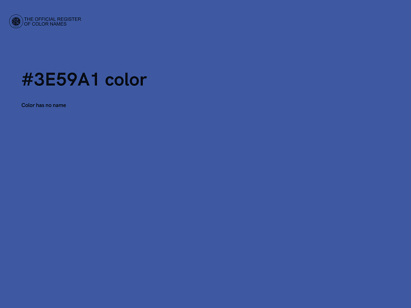 #3E59A1 color image