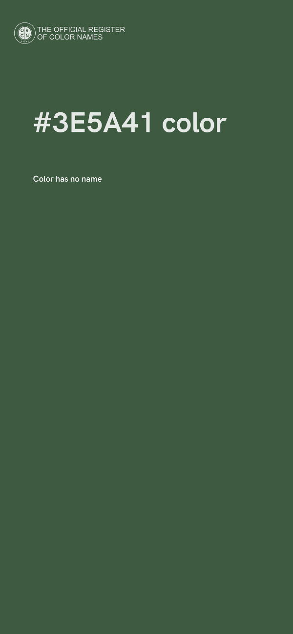 #3E5A41 color image