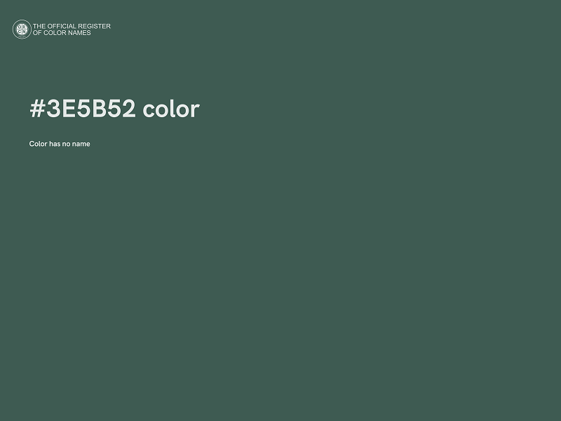 #3E5B52 color image