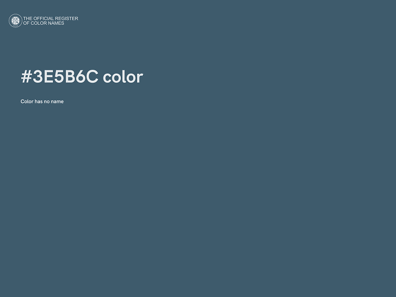 #3E5B6C color image