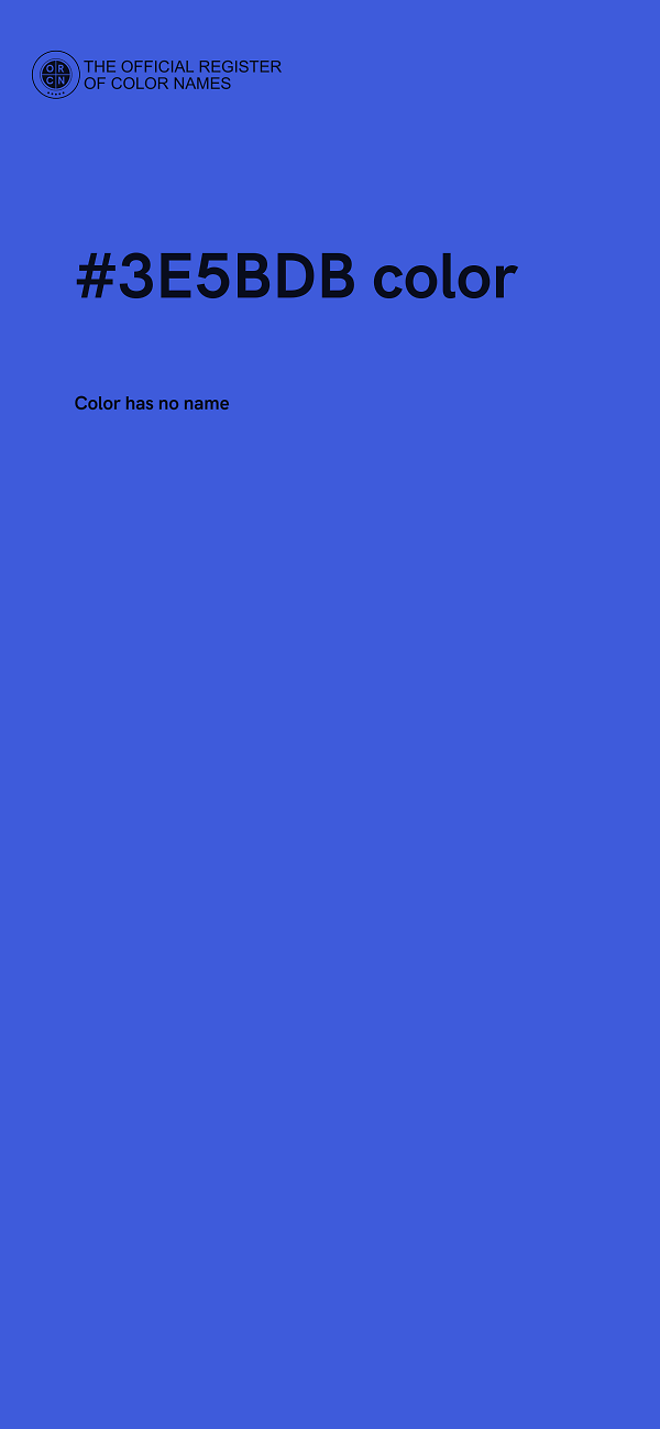 #3E5BDB color image