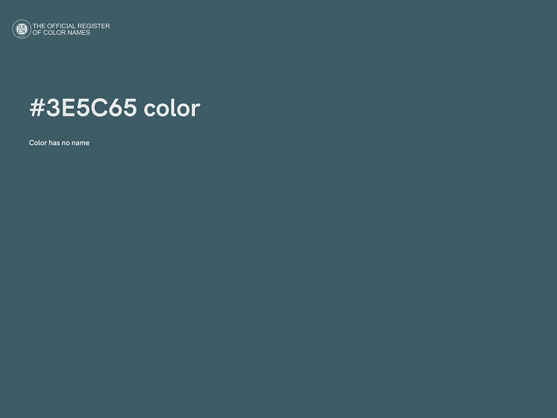 #3E5C65 color image