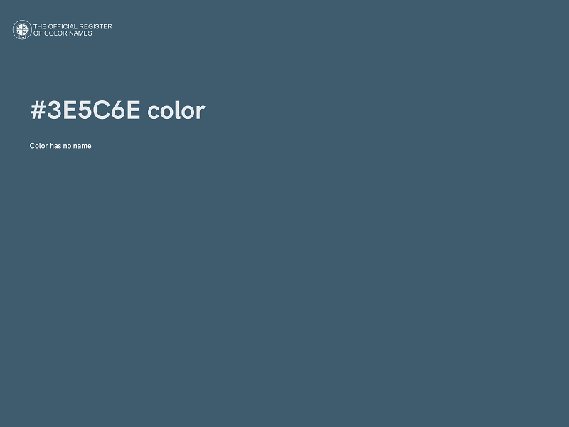 #3E5C6E color image