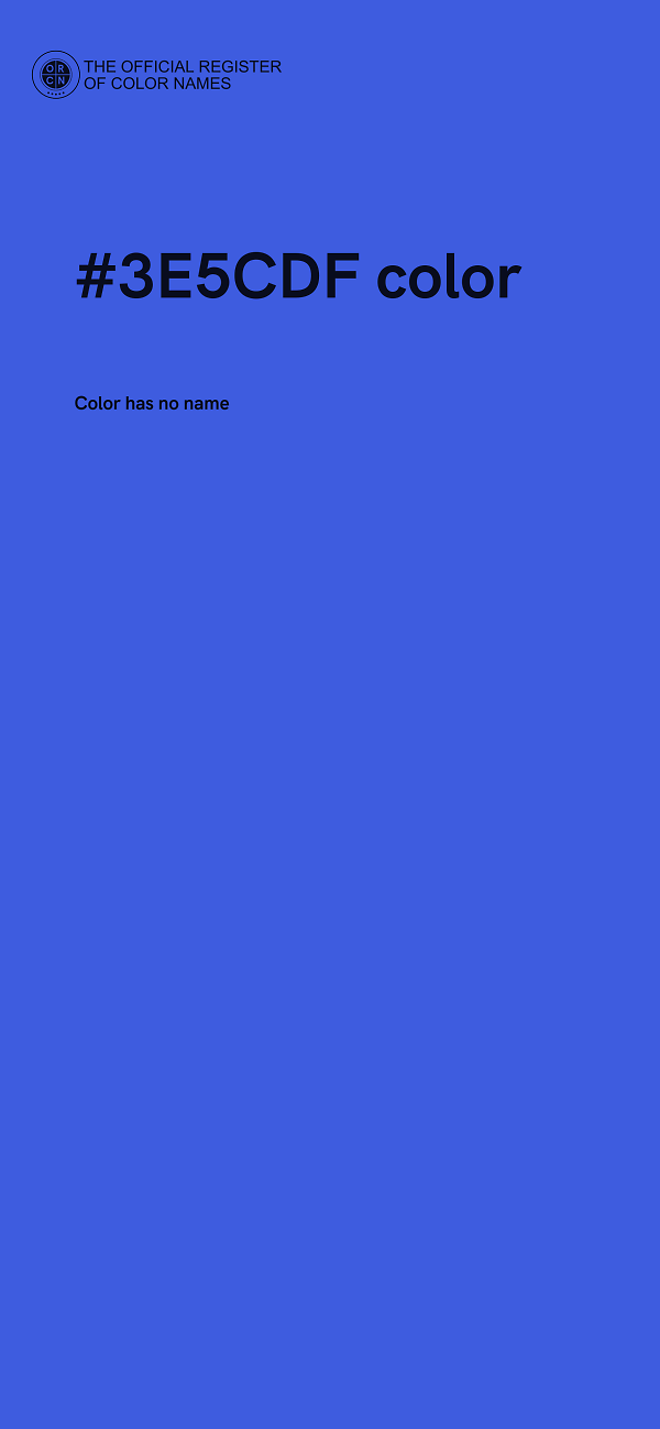 #3E5CDF color image