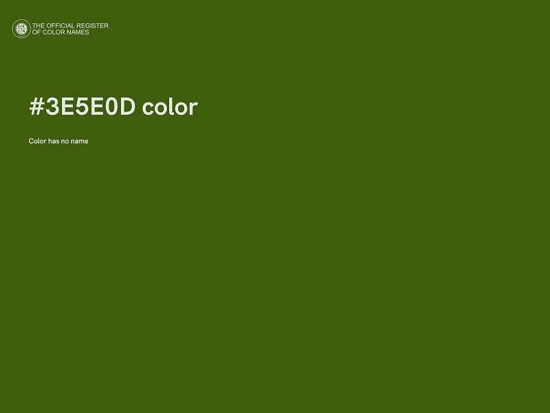 #3E5E0D color image