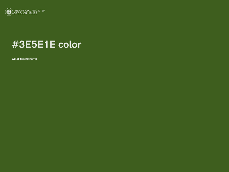 #3E5E1E color image