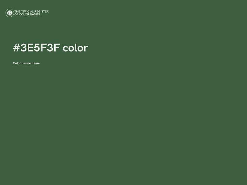 #3E5F3F color image