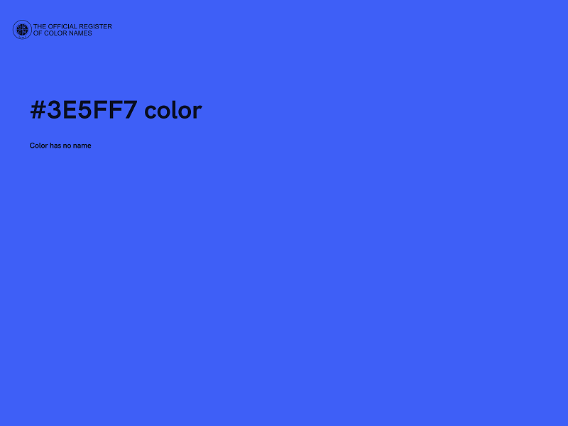 #3E5FF7 color image