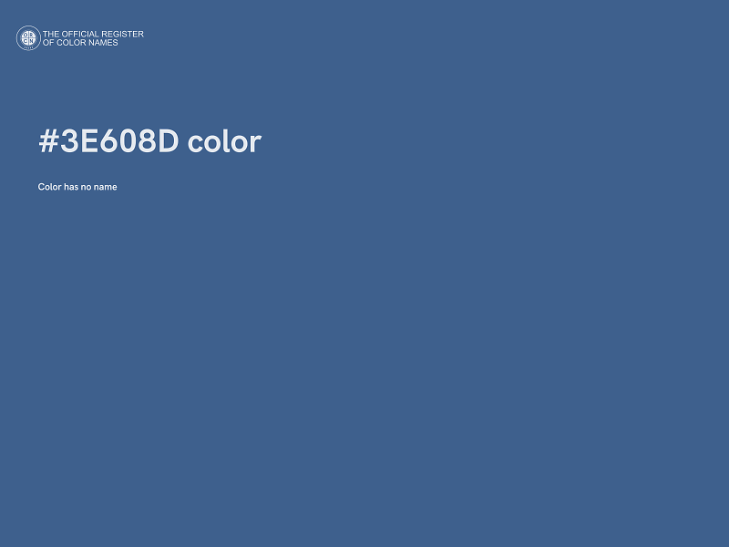 #3E608D color image